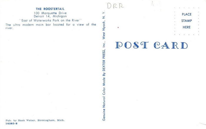 The Roostertail - Old Postcard Photo (newer photo)